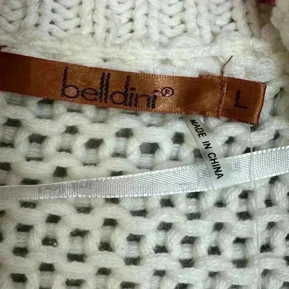 Belldini Ivory Cardigan Sweater (Y6) - Picture 5 of 6